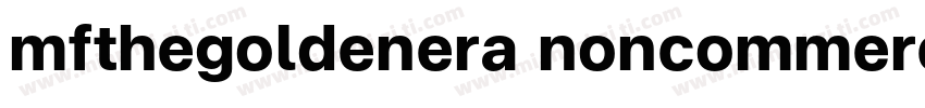 mfthegoldenera noncommercial light字体转换